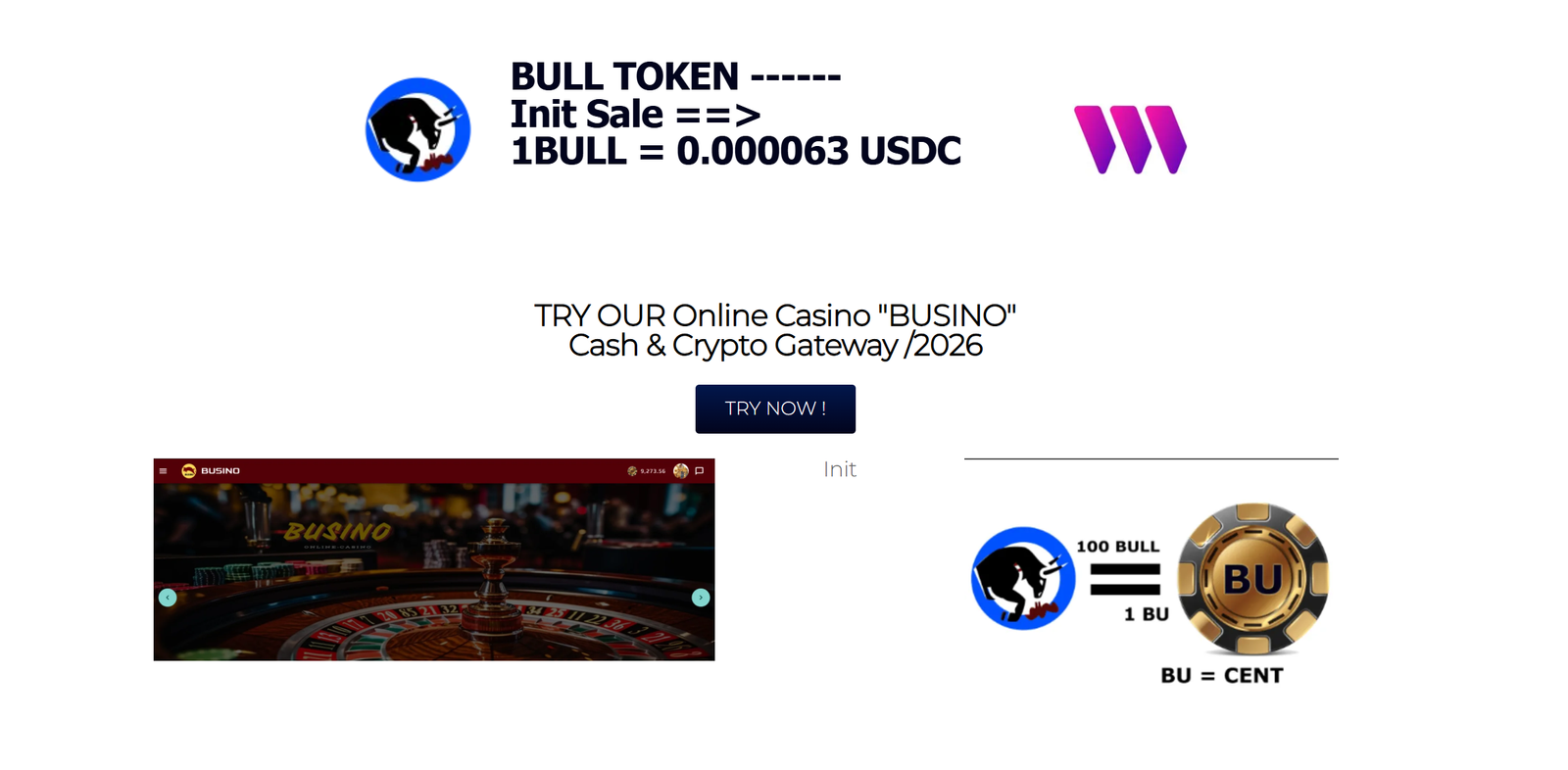 BULL INIT SALE